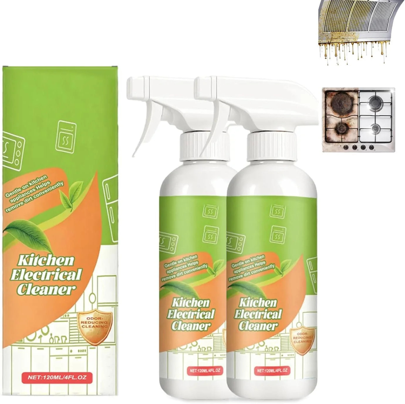 2026 Fly Spray Clèanse Household Formula,Kitchen Appliance Cleaner Spray,Multi-P