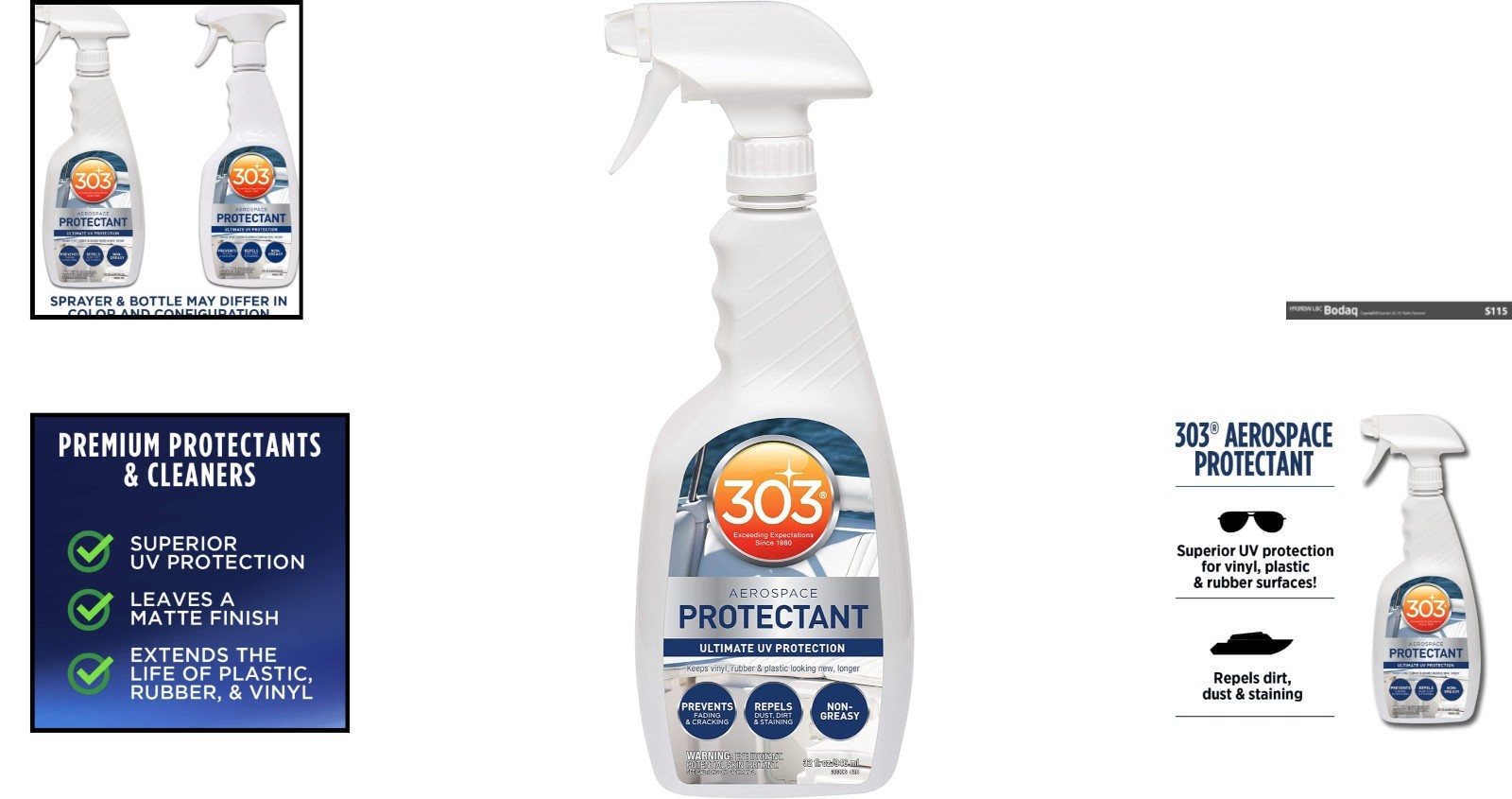 Multi-Surface Marine Protectant Spray – UV Shield for Boats & Water Toys, 32 oz