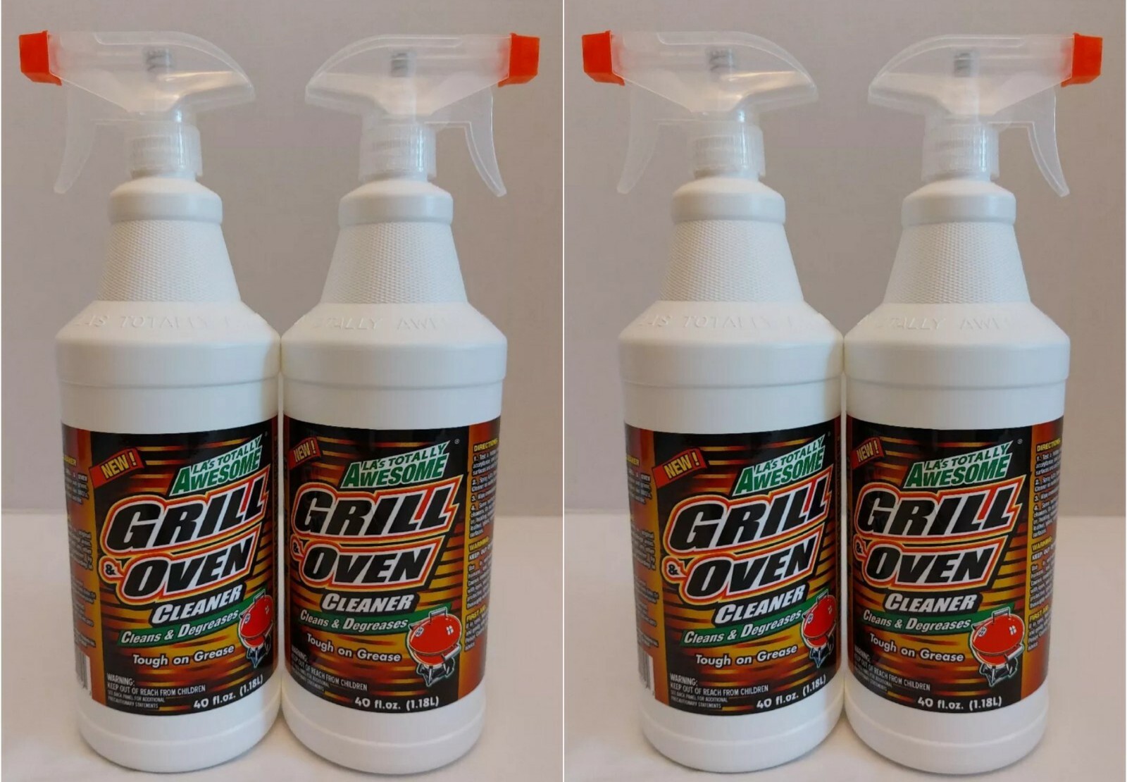 2 X LA’s Totally Awesome Grill and Oven Cleaner- 40 Oz