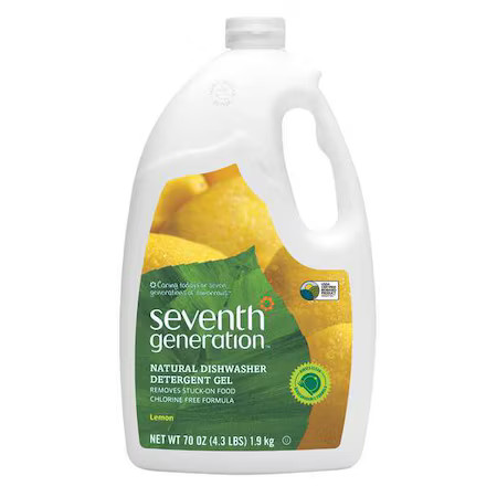 Seventh Generation 22831 Dishwashing Detergent, Gel, Bottle, Pk6