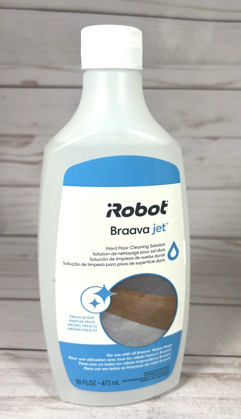 iRobot Braava Jet Hard Floor Cleaning Solution 4632813 Fresh Mint 16oz (2Pack)