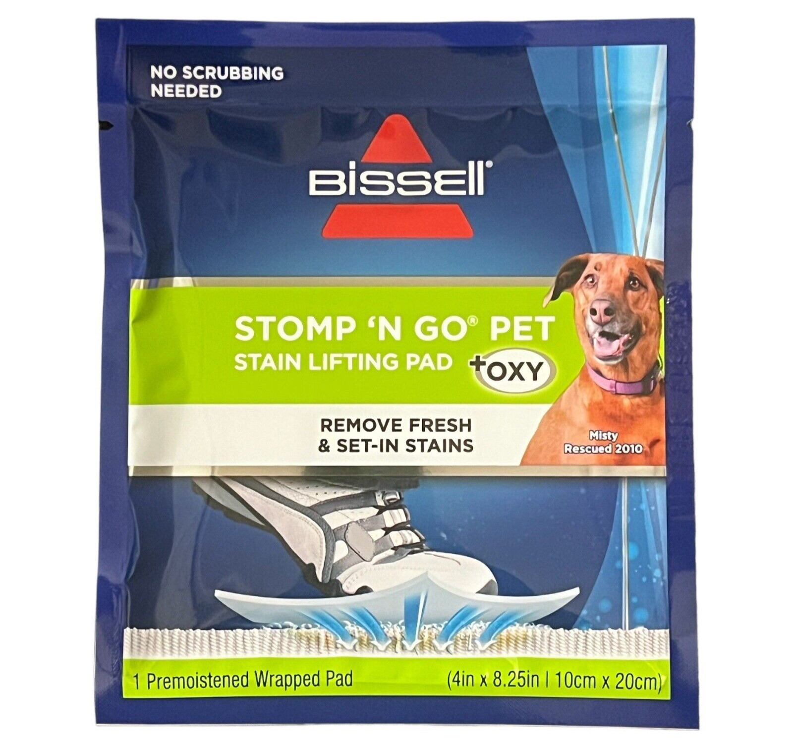 Bissell Stomp N Go Pet Stain Lifting Pads +Oxy Sealed Carpets or Rugs 3-Pack New