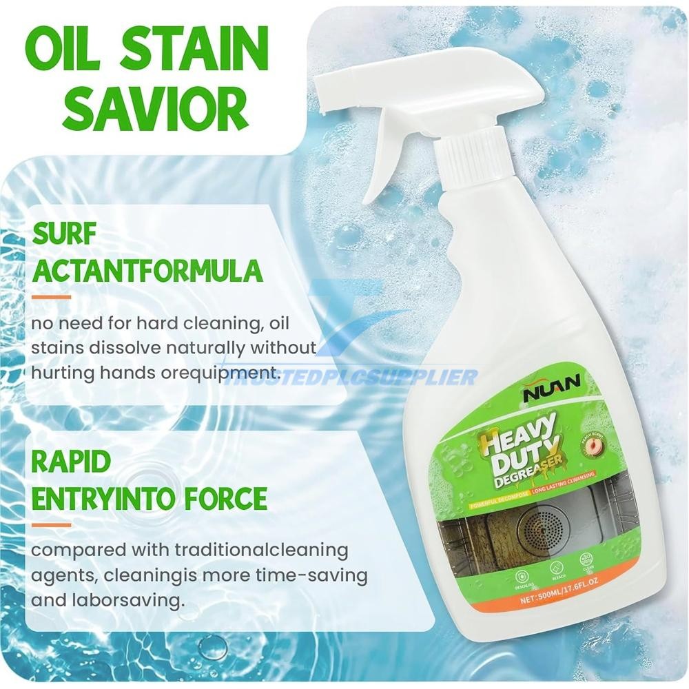 1/2PCS NUAN Heavy Duty Degreaser, Removes Grease & Grime, For Kitchen 16.91 oz