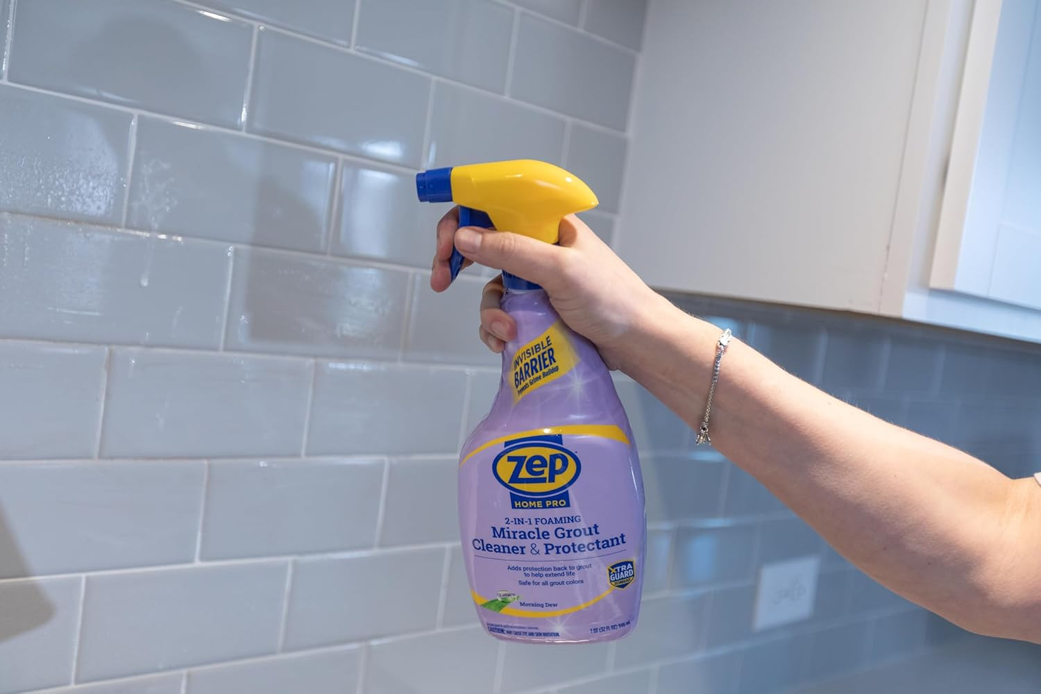Home Pro Foaming Miracle Grout Cleaner & Protectant – 32 Fl. OZ – (Pack of 1)…