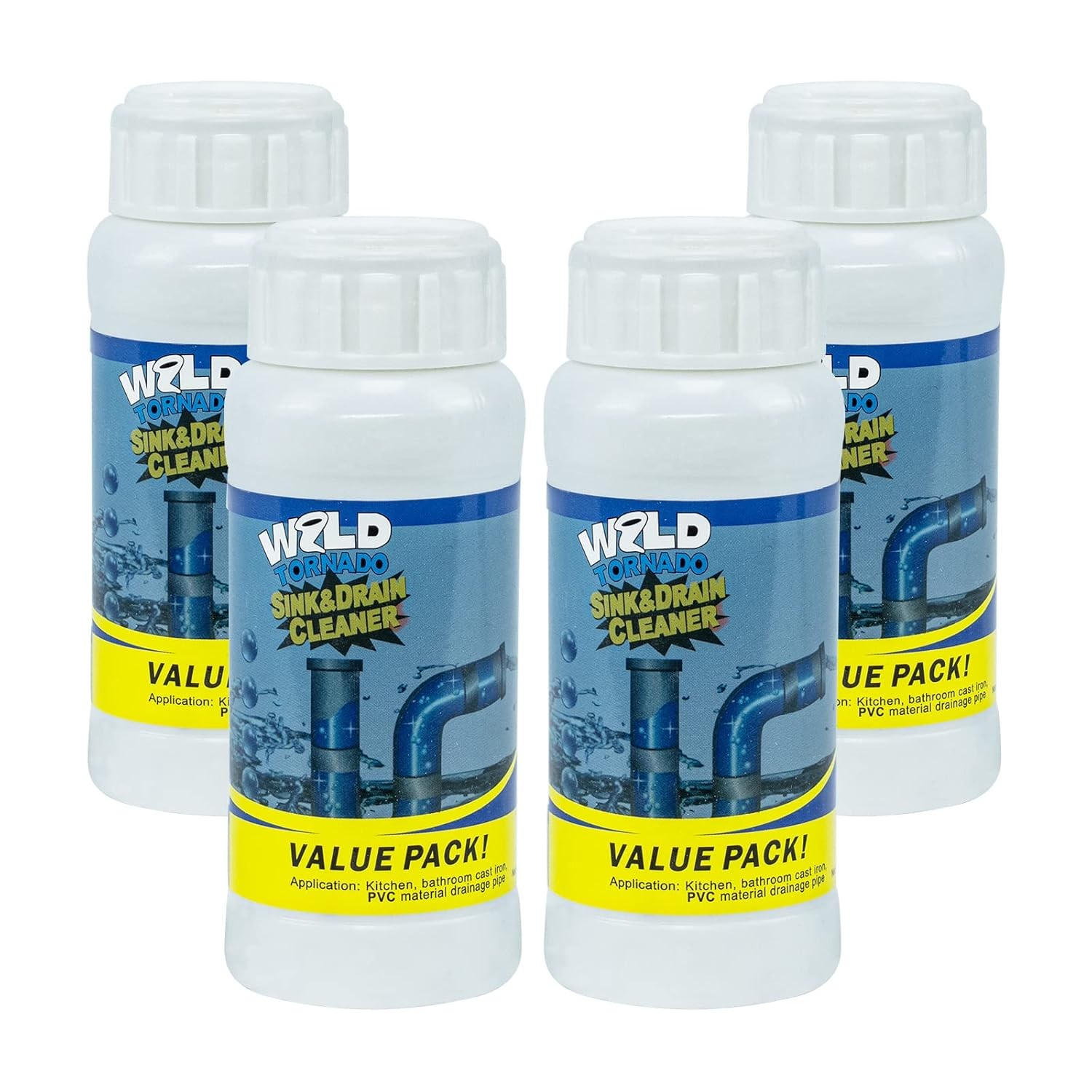 Wild Tornado Pipe Dredge Powerful Sink Cleaner Fast Foaming Kitchen Cleaner