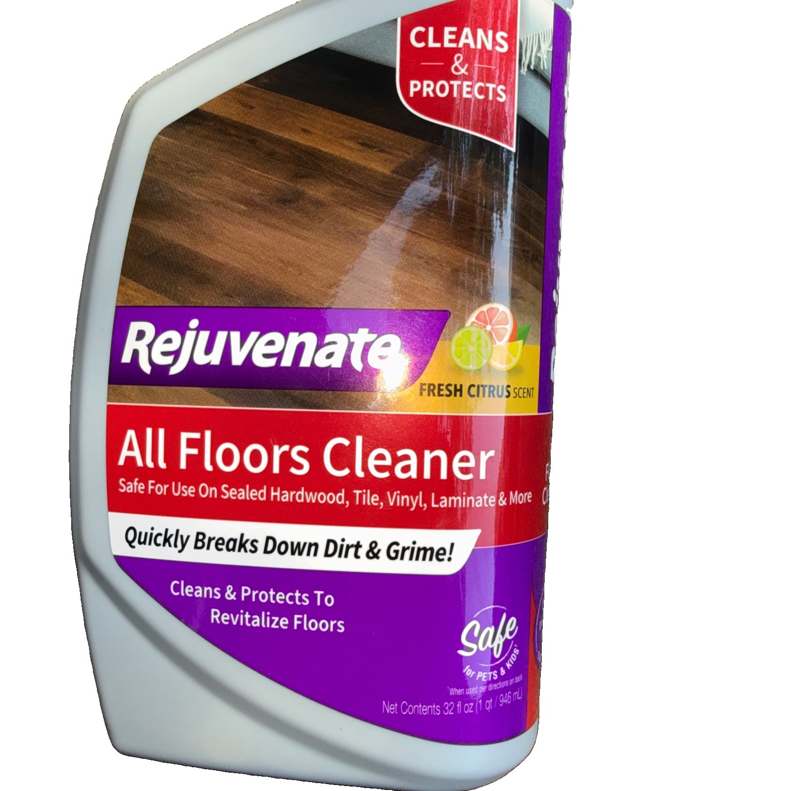 Rejuvenate All Floors Cleaner Fresh Citrus Scent 32 Fl Oz