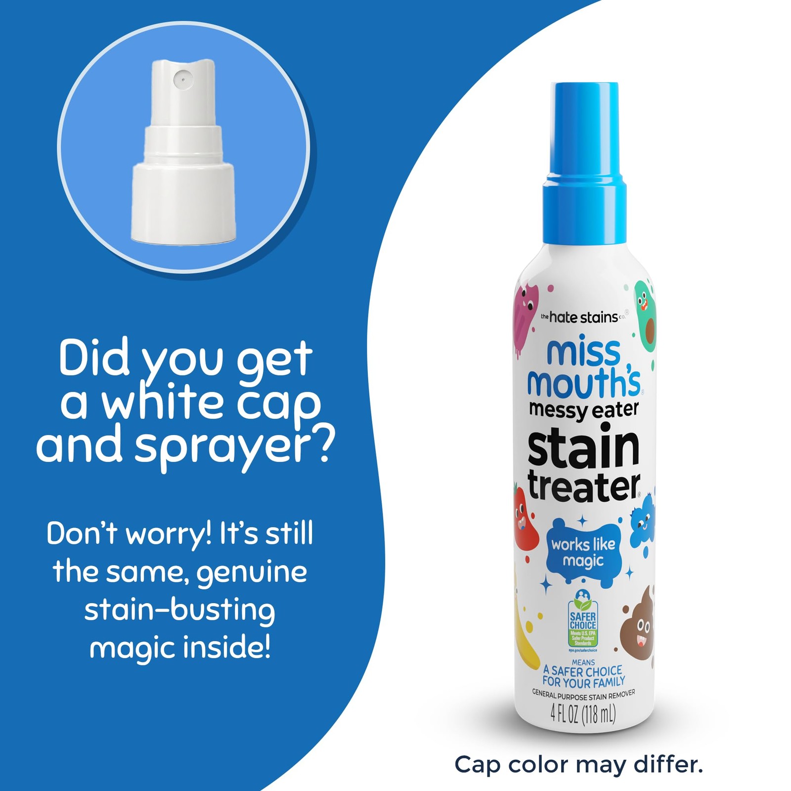 Miss Mouth’s Messy Eater Stain 4 Fl Oz (Pack of 1), Treater