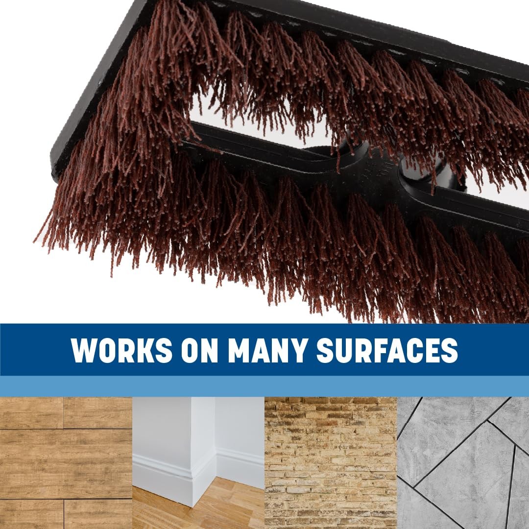 SPARTA Swivel Scrub, Heavy Duty Scrubber with Nylon Grit Bristles, Cleaning E…