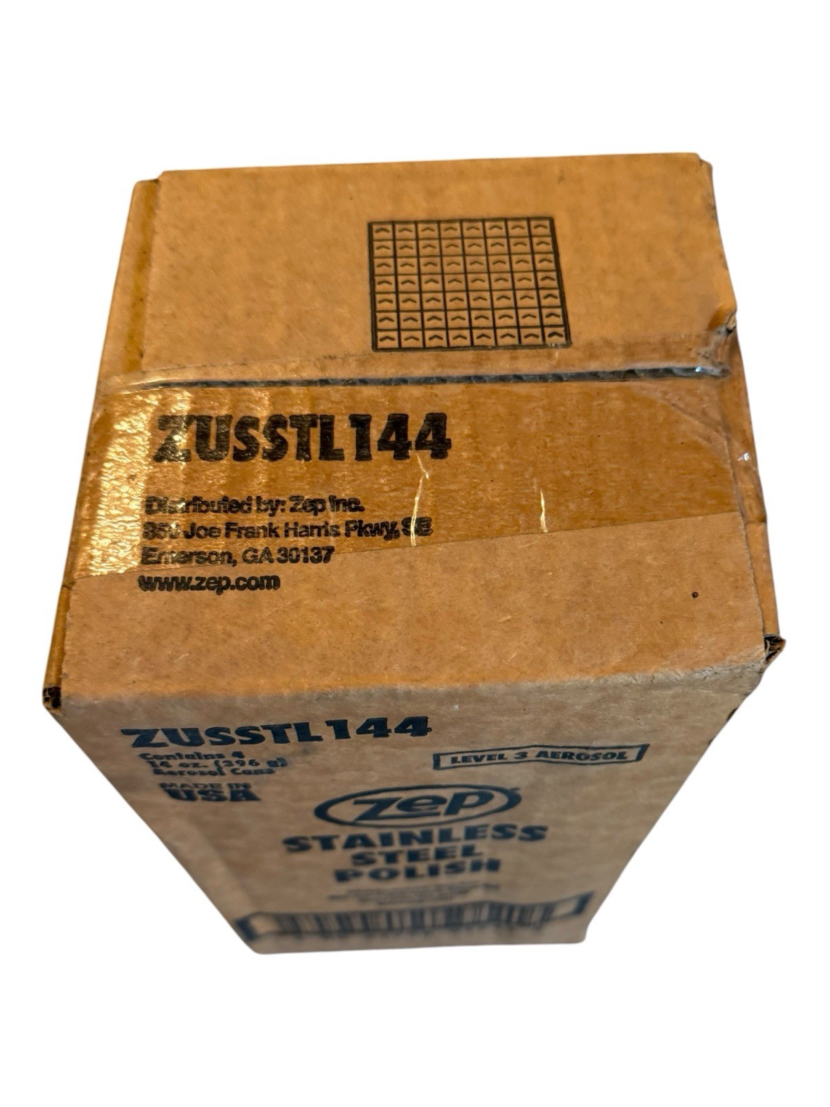 Zep Stainless Steel Cleaner & Polish (ZUSSTL144) Case of 4x 14oz Spray Cans