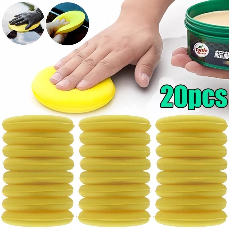 Foam Car Wax Applicator Pad Foam Applicator Pads Detailing round 4 Inch Polishin