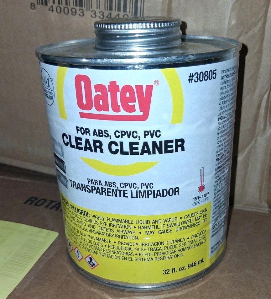 OATEY 30805 Clear Cleaner 32 fl oz