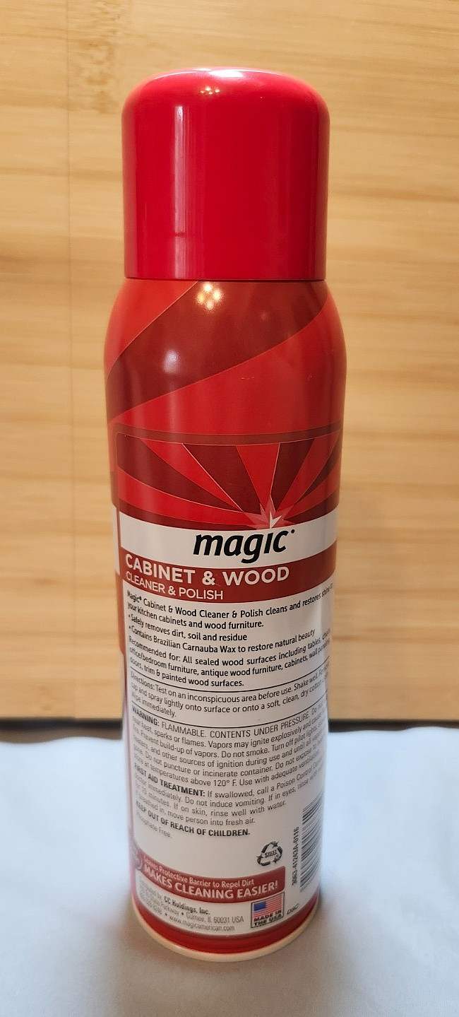Magic Cabinet & Wood Cleaner & Polish Spray 17 oz New Discontinued