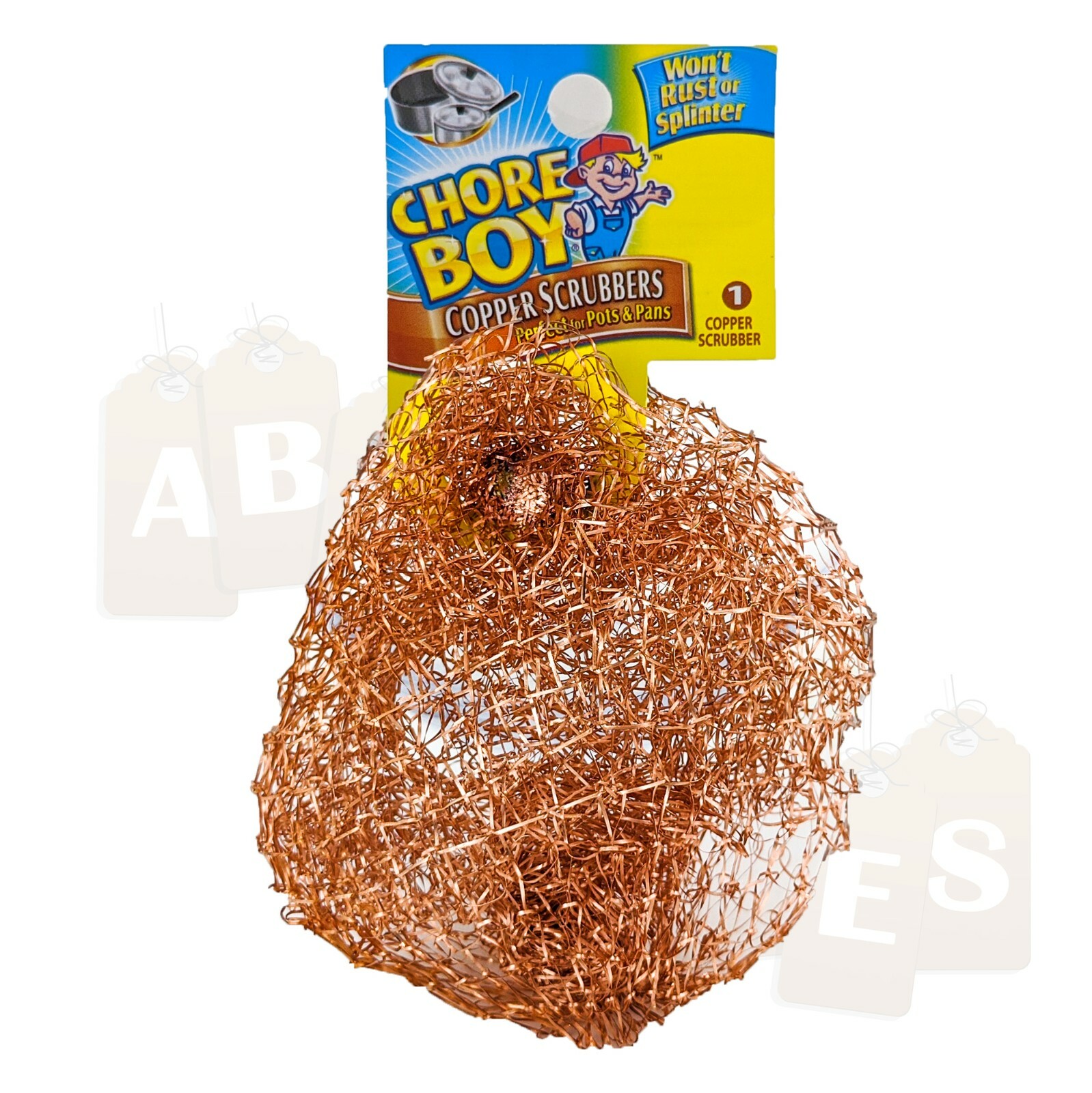 18-Pack Chore Boy Copper Scrubbers Scrubbing Pads, For Pots Pans Stoves & More