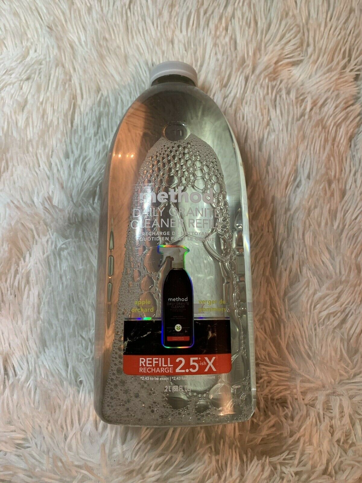Method Daily Granite Cleaner Refill 68 FL Oz Apple Orchard SEALED