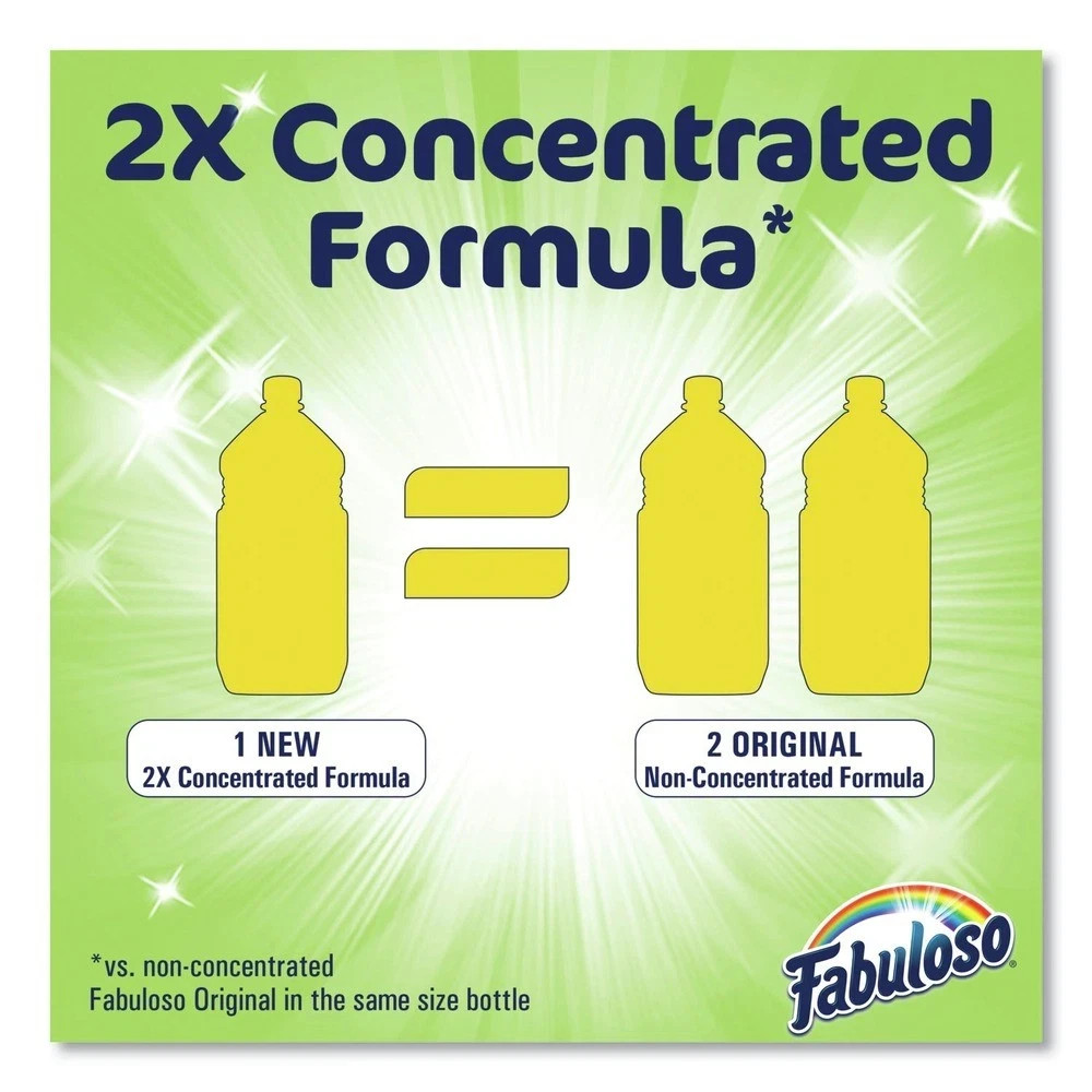 Fabuloso Multi-Use Cleaner, Citrus Scent, 56 oz Bottle, 6/Carton