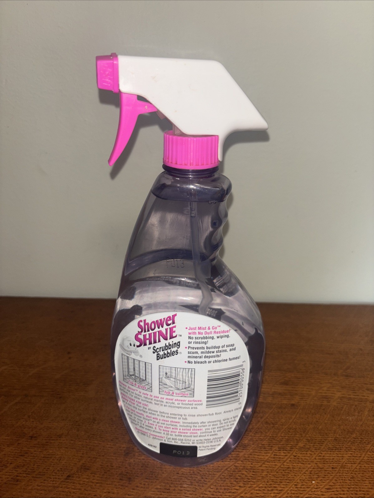 1998 Scrubbing Bubbles Shower Shine Discontinued 90s Movie Prop Retro Cleaning