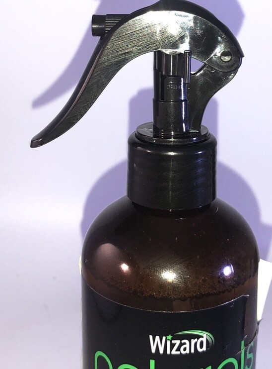 Wizard Naturals All-Purpose Spray Cleaner Rosemary &Cinnamon 13oz-Part Label Cut