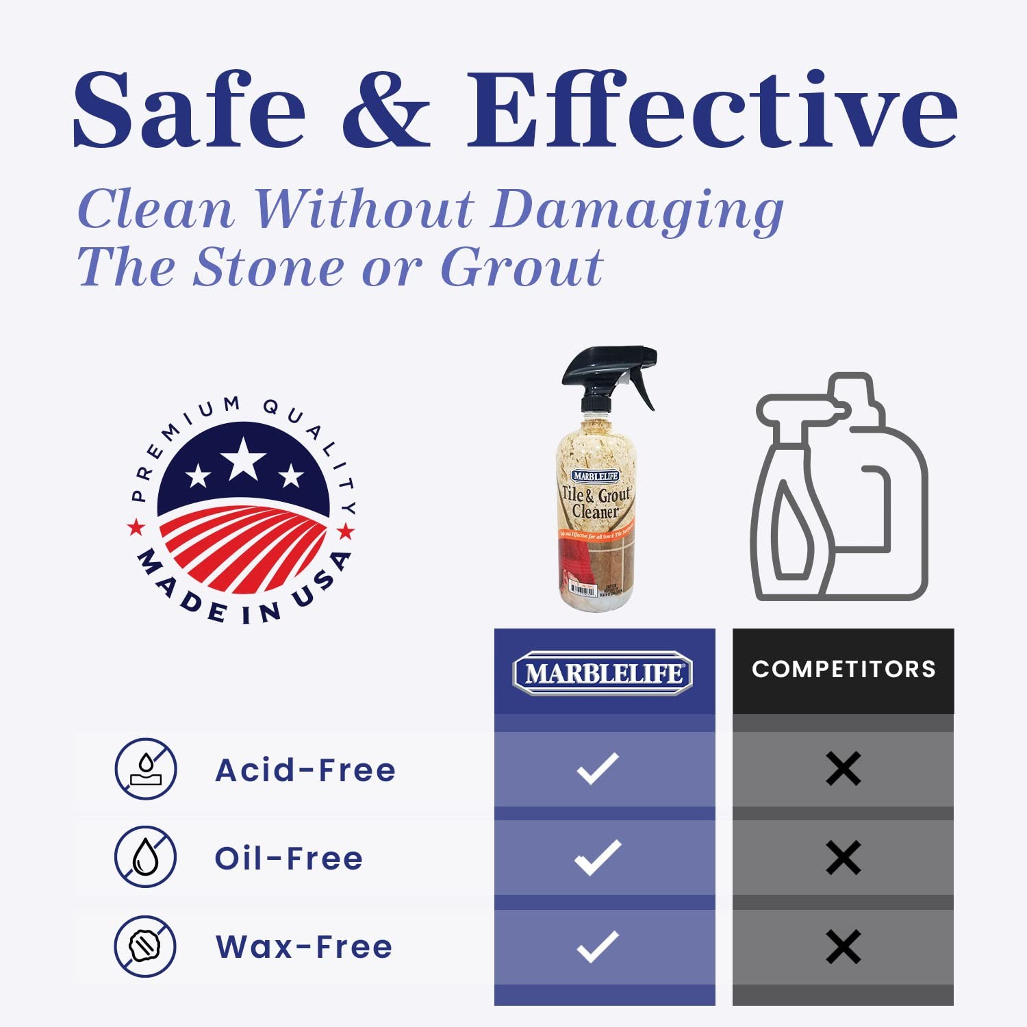 Tile & Grout Cleaner – Tile and Grout Cleaner for Floors, Pools, Bathroom Sho…