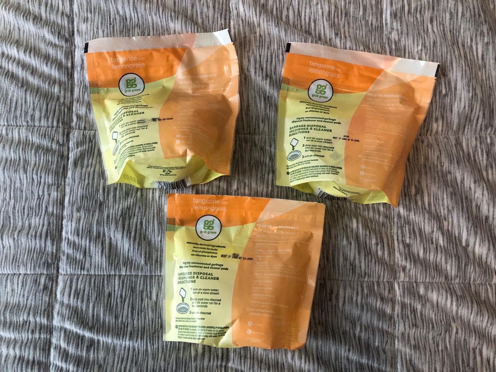 Grab Green Garbage Disposal Pods