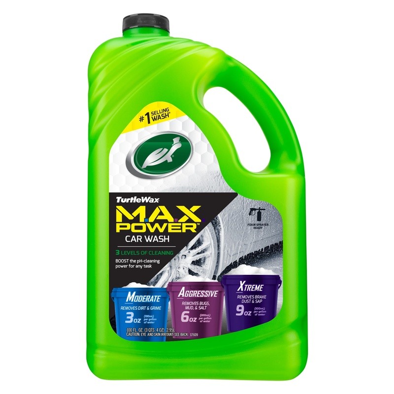 3 Levels Cleaning Power Car Wash Easy Clean Automotive Cleaner 100oz Liquid New