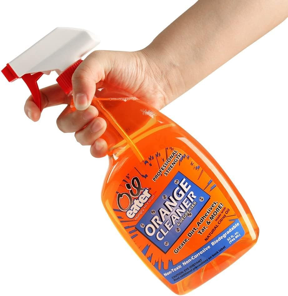 ORANGE Premium Cleaner and Degreaser – 32Oz – for Grease, Tar, Adhesive, Dirt –