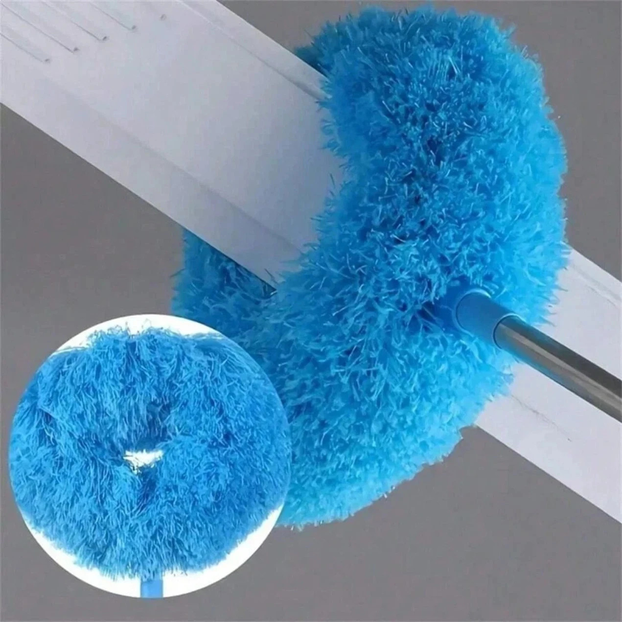 Ceiling Fan Cleaner Duster Reusable Microfiber Long Handle Washable Cleaner**