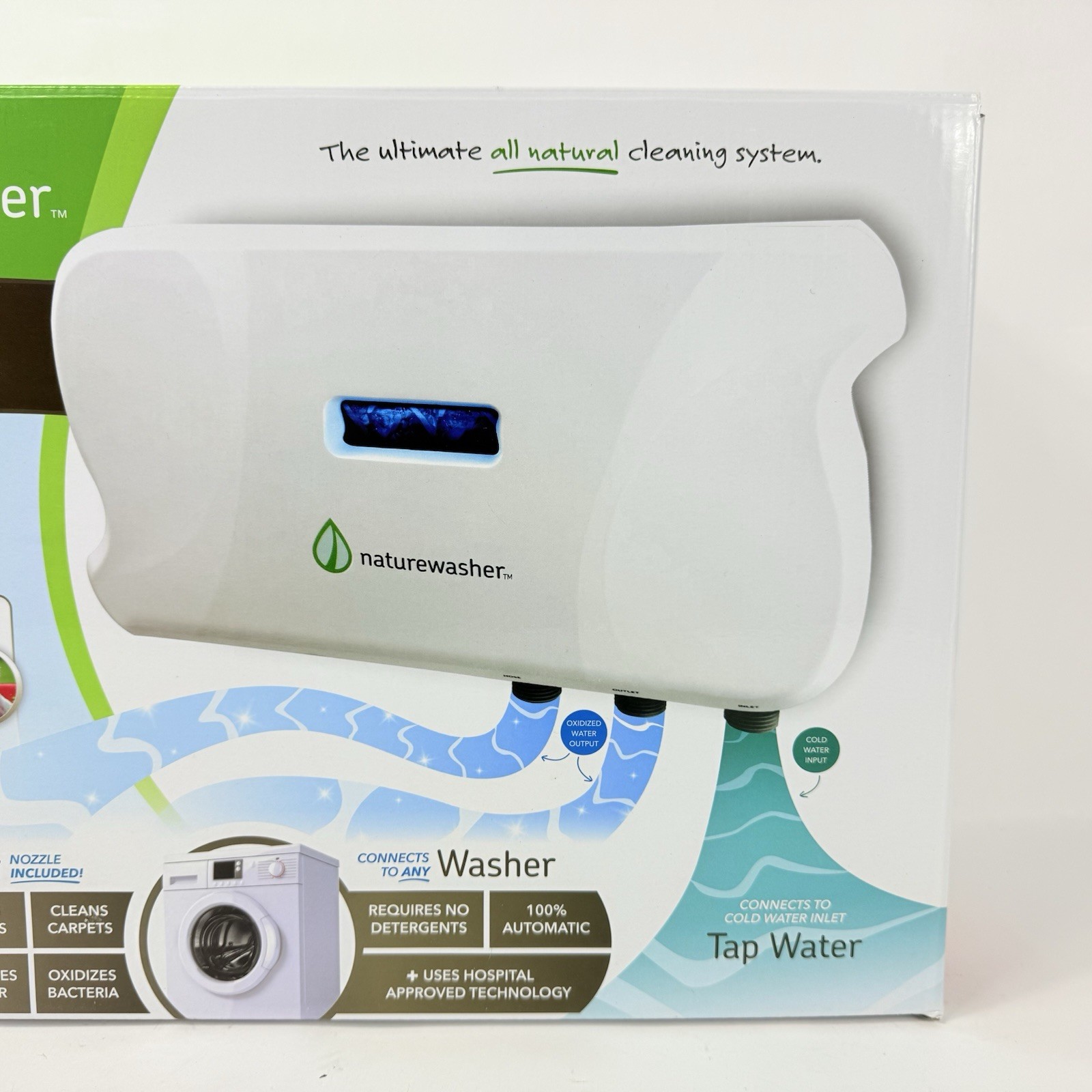 Naturewasher EdenPure All Natural Cleaning System Ditch Soap & Chemicals NEW