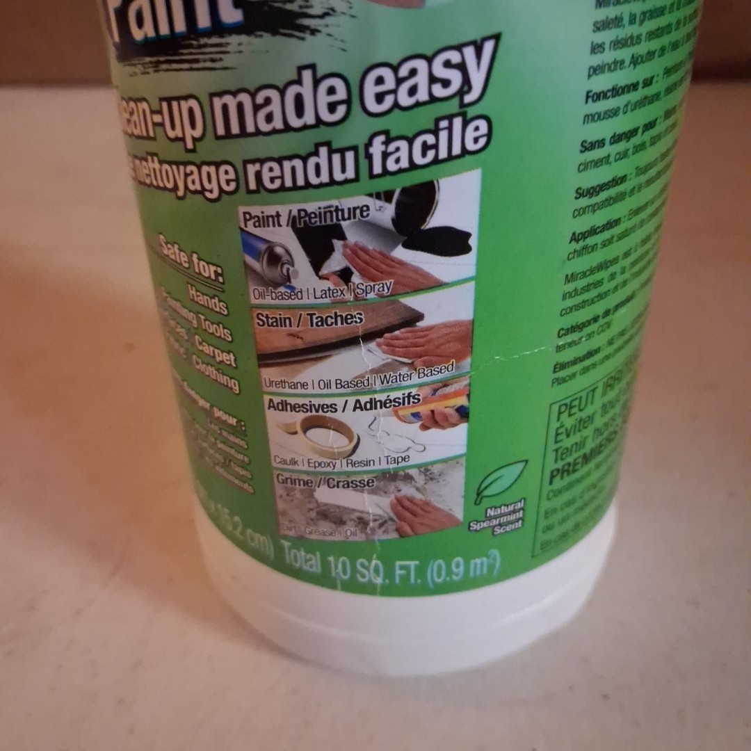 Miracle Wipes For Paint Clean Up Made Easy Profesional Grade Count 20 Wet Wipes
