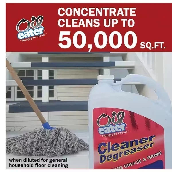 Oil Eater Cleaner Degreaser 1 Gal Color Safe Non Corrosive Concentrated Liquid