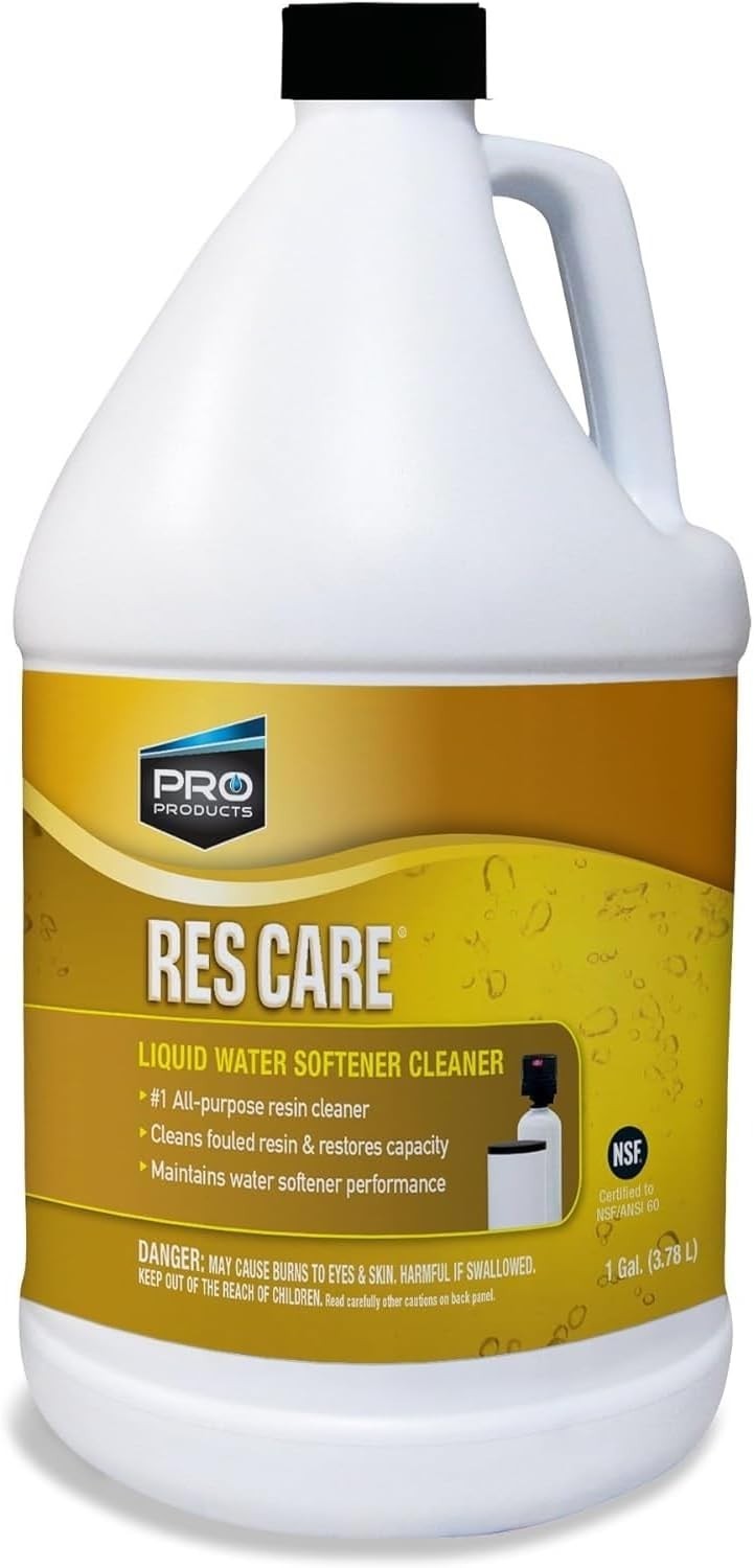 ResCare All-Purpose Water Softener Cleaner Liquid Refill, 1 Gallon, Pack of 5