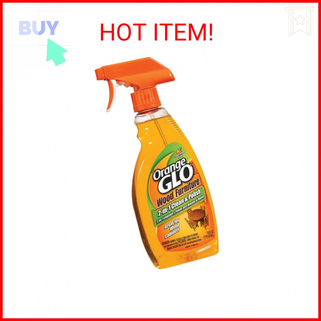 Orange Glo Orange Scent Wood Cleaner and Polish 16 oz. Liquid