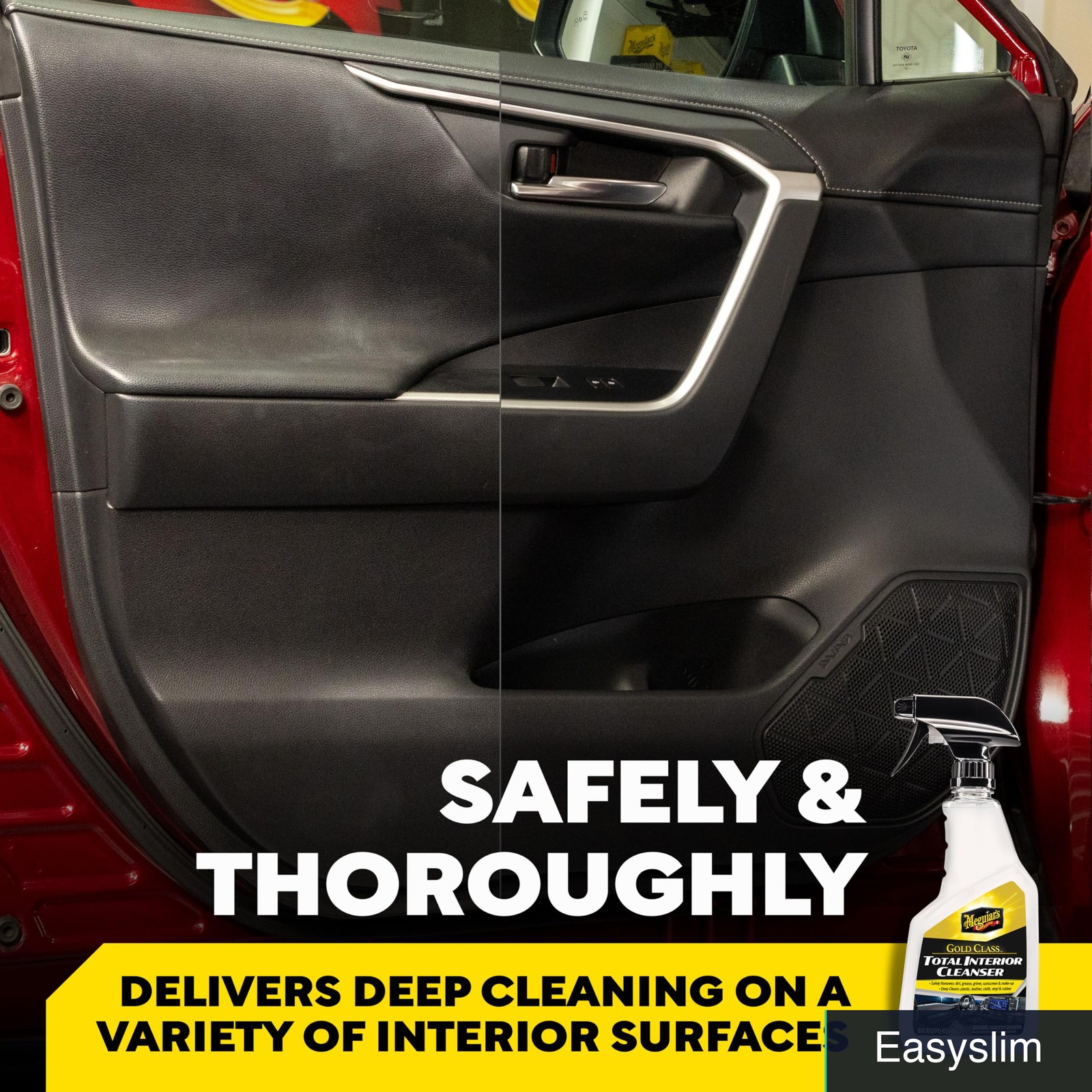 Car Interior Cleanser 24 Fl Oz Multi-Surface Plastic Leather Vinyl Rubber