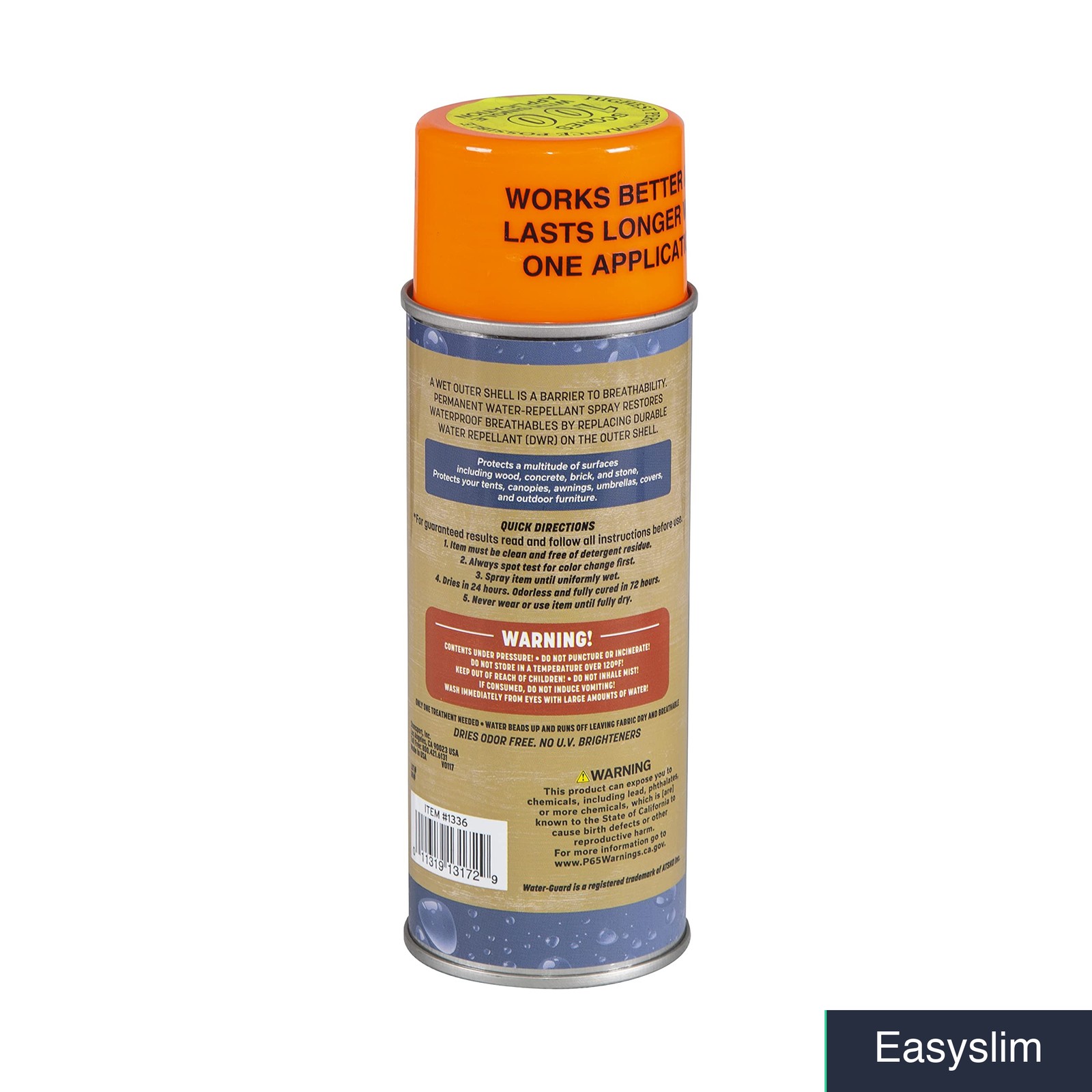 Silicone Fabric Water Guard Protectant for Tents Awnings 10.5 oz