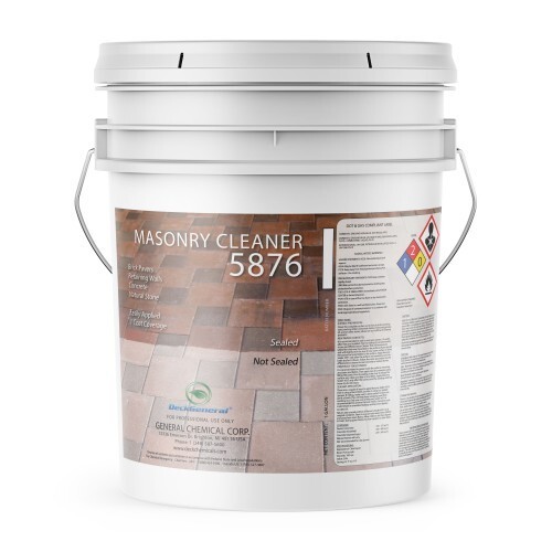 PaverGeneral Masonry Cleaner 5876 – Oil, Grease, and Dirt Remover – 5 Gallon