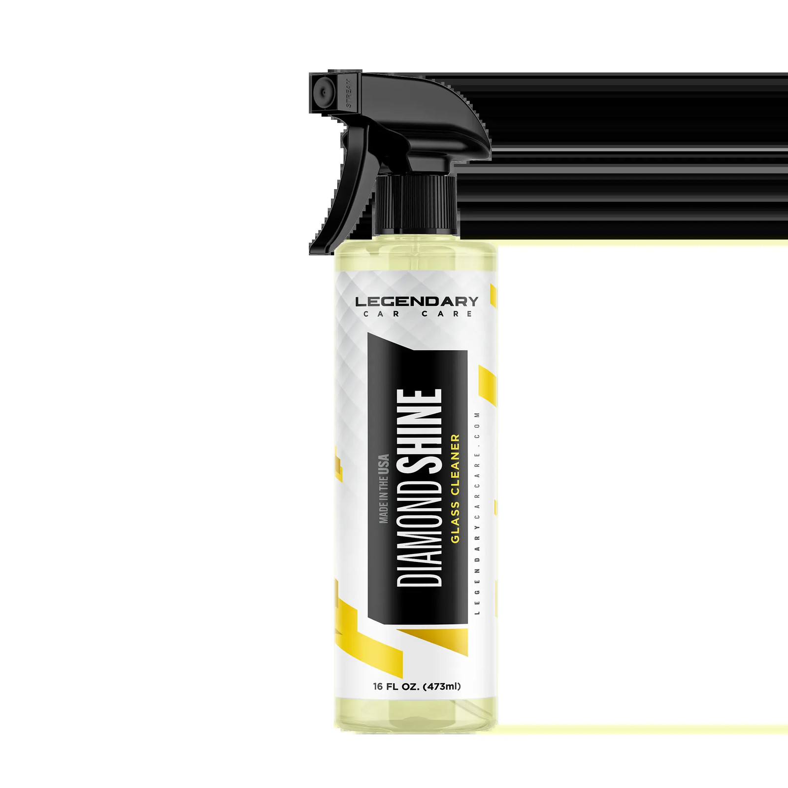 Legendary Diamond Shine Glass Cleaner – No-Streaks – Added Clarity – Tint Safe –