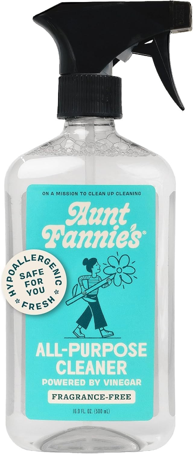 Natural Vinegar-Based Cleaner – Non-Toxic & Cruelty-Free, Fragrance-Free Spray