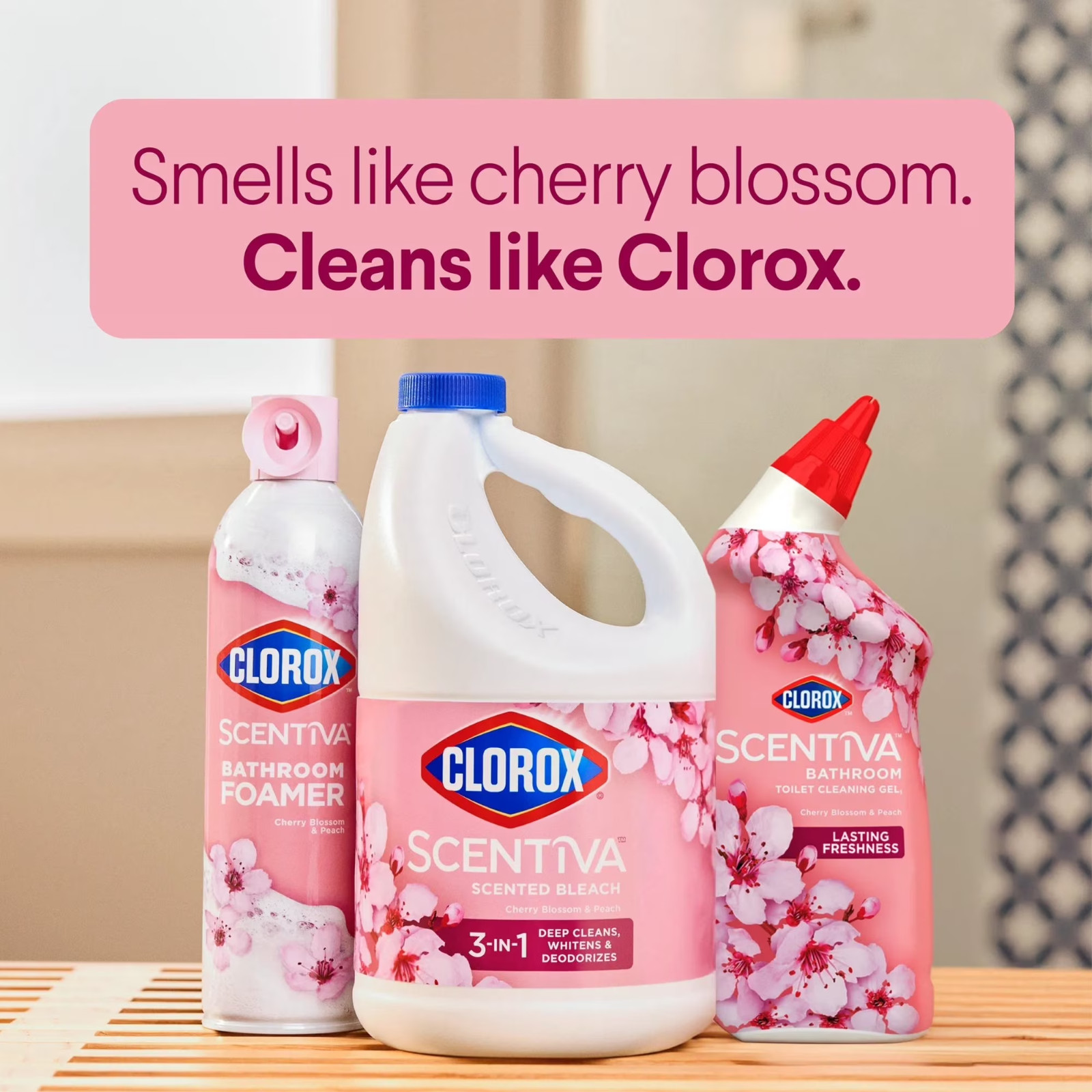 Bathroom Foamer, Cherry Blossom and Peach, 20 Ounces