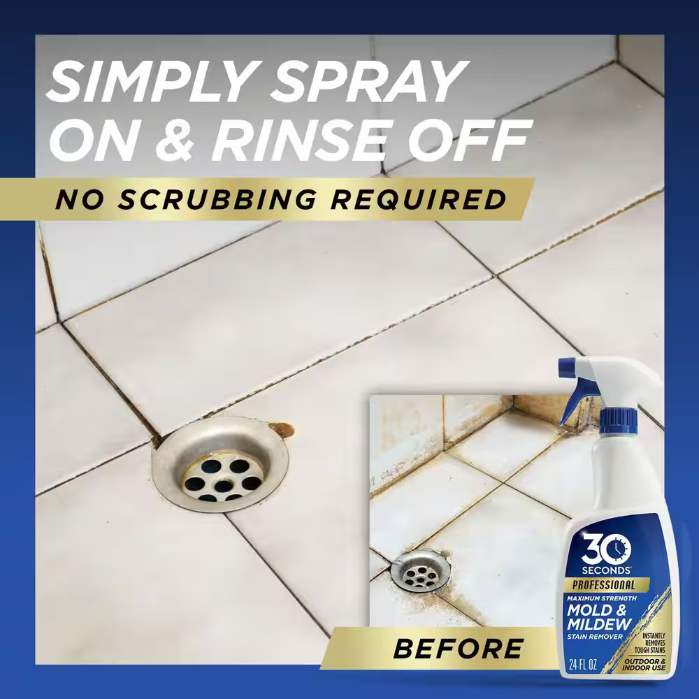 24 Oz. Professional Outdoor Cleaner Mold and Mildew Stain Remover