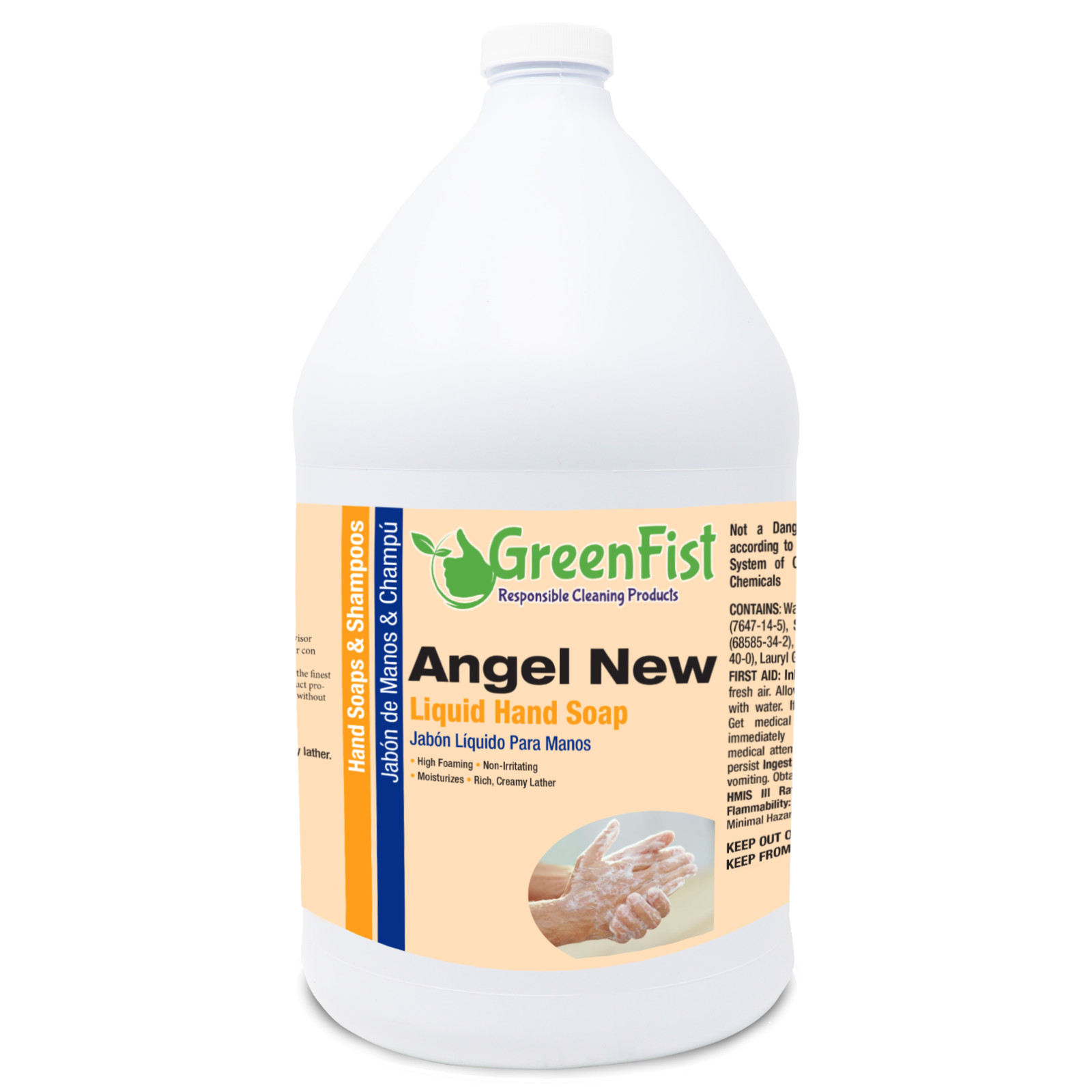 GreenFist Liquid Hand Soap Angel New Hand Wash Refill (1 Gallon)