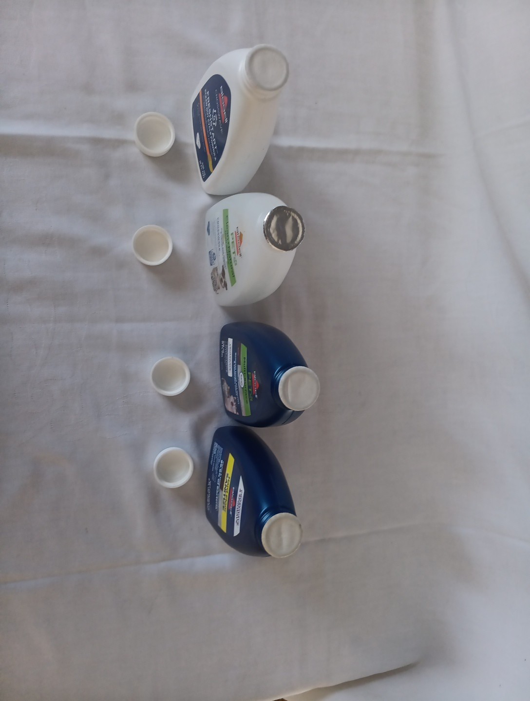 4 Bissell Crosswave Cleaner Bottles Pets Fresh Start Multi Surface Hard Floors