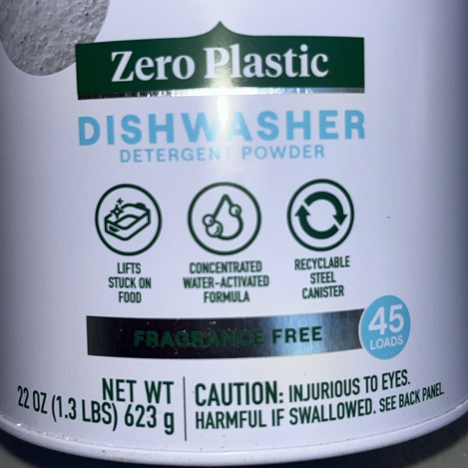 Seventh Generation Dishwasher Detergent Powder, Free & Clear, 45 Oz