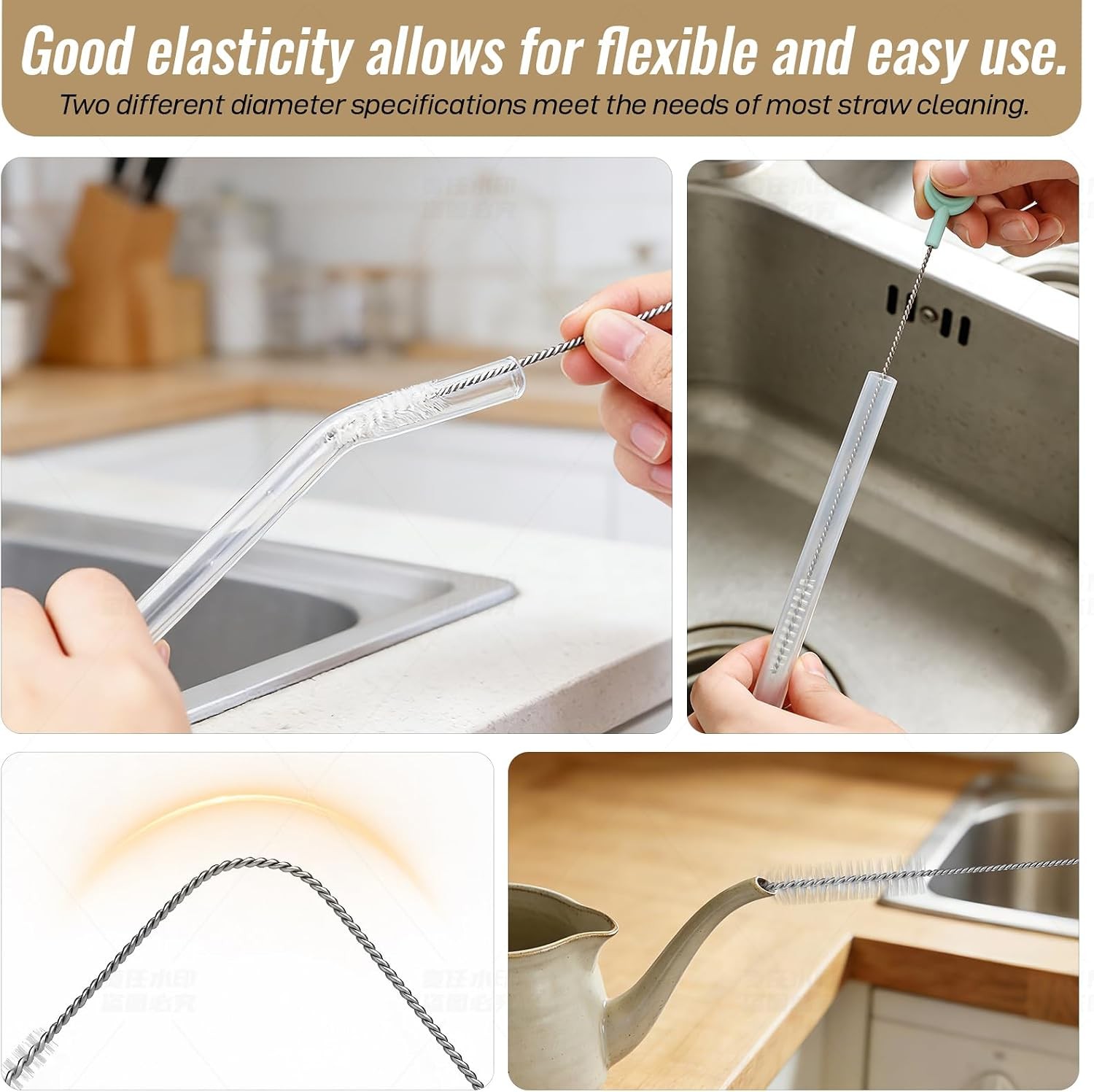 15Pcs Household Gap Cleaning Brush Set, Grout Cleaner Brush, Hard Bristle