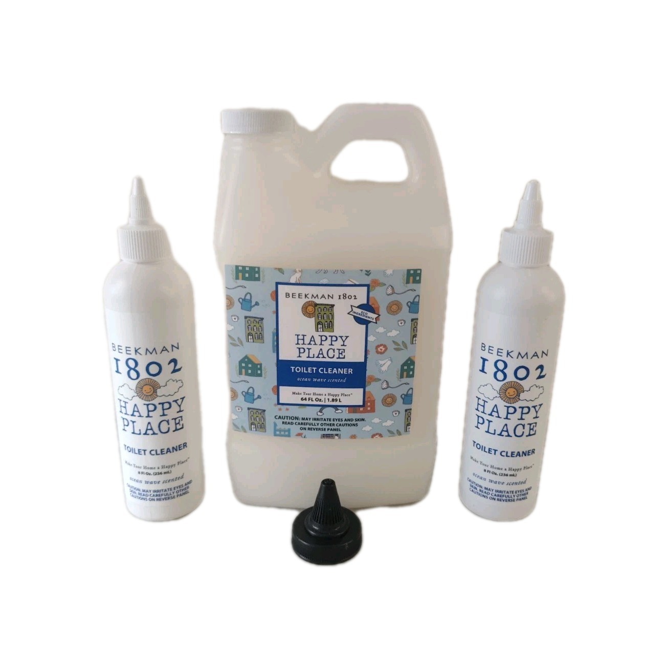 Beekman 1802 Happy Place 64 fl. oz. Toilet Cleaner Set – Ocean Wave Scented