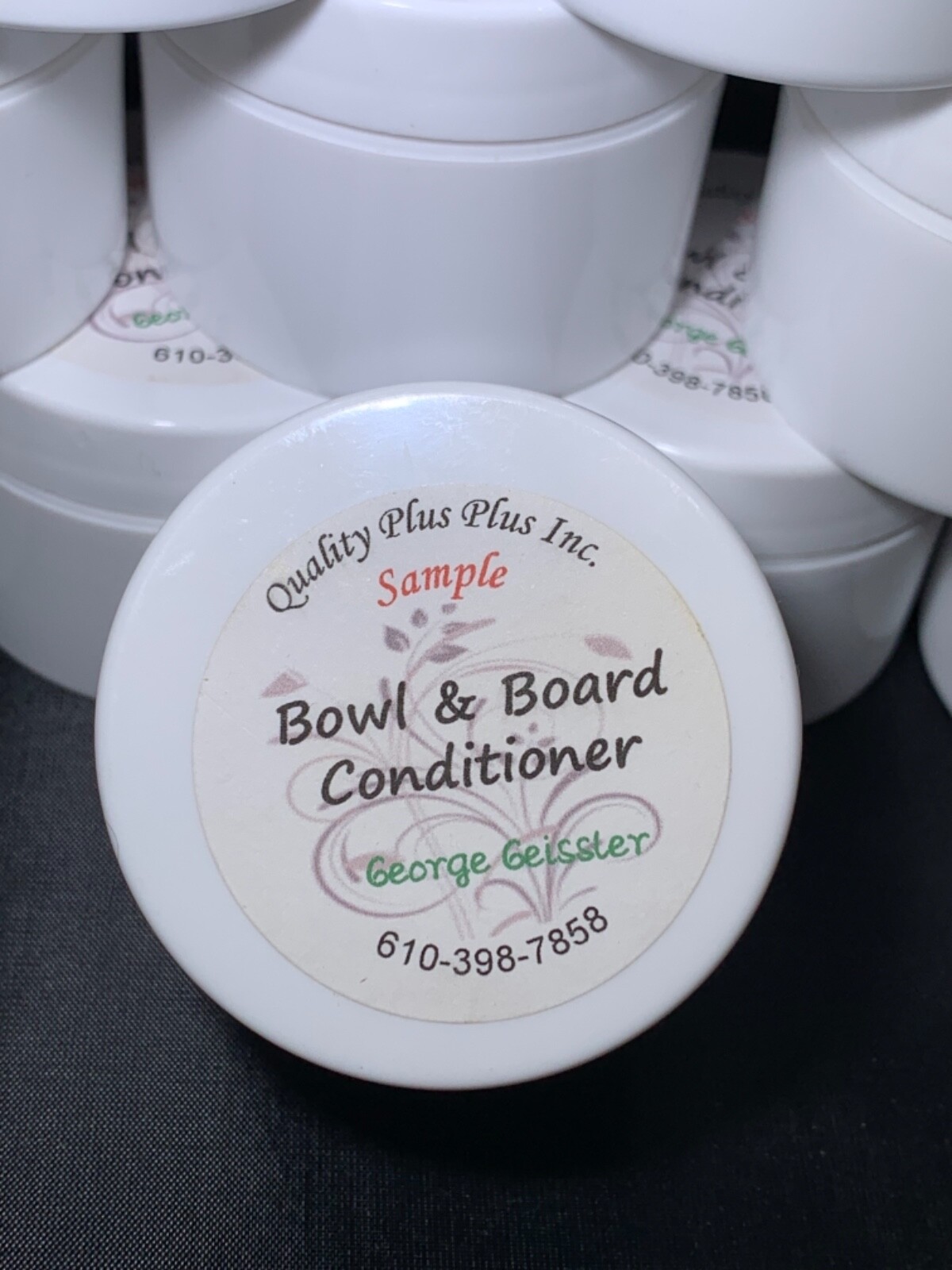 10x 2 OZ All Natural Bowl and Board conditioner New Old Stock Quality Plus Plus