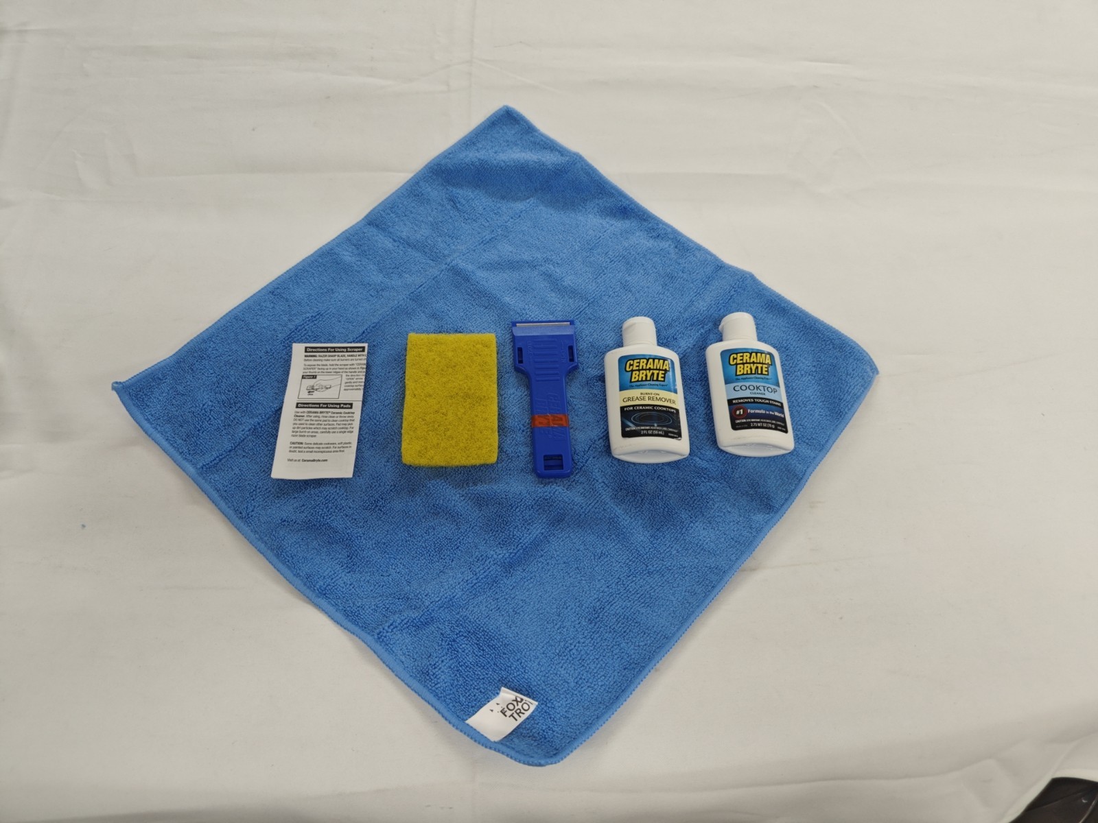 Cerama Bryte Complete Cooktop Cleaner Kit – Includes Cerama Bryte Glass Stove…