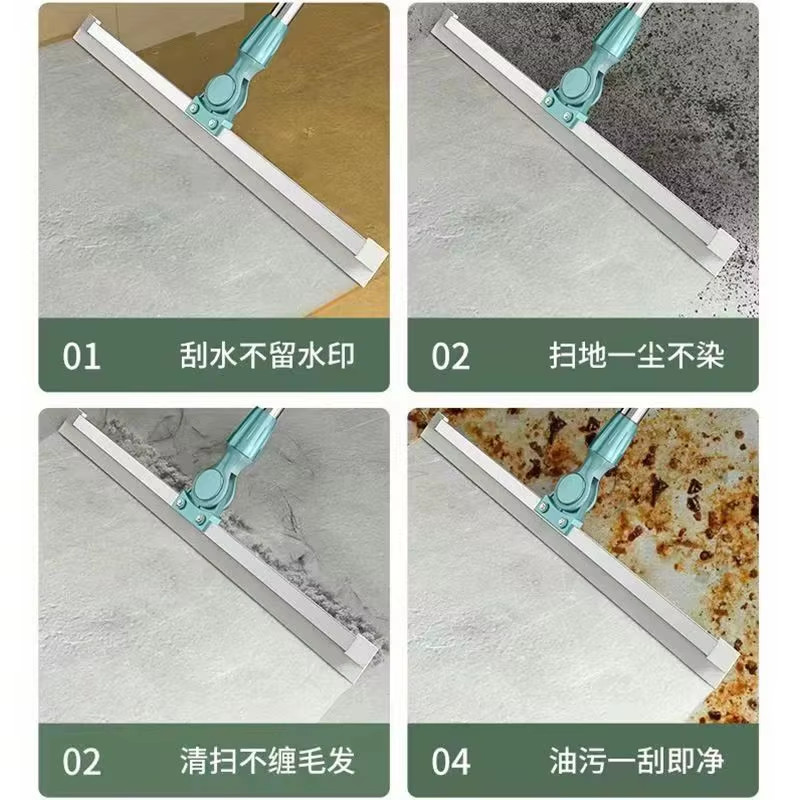 Silicone Toilet Wiper and Floor Cleaning Broom for Household Use