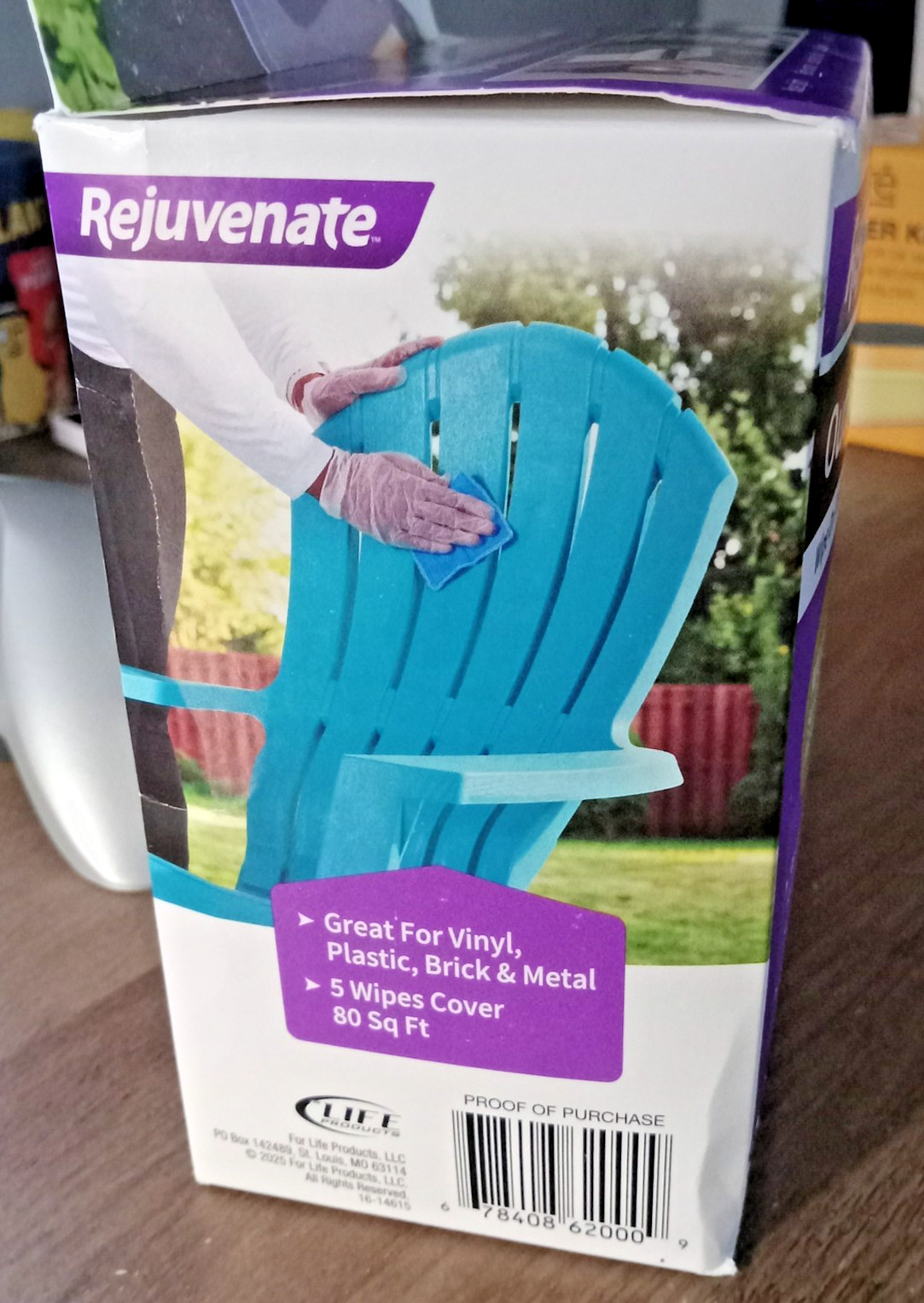 Rejuvenate Restorer Wipes 5 Pack Microfiber Outdoor Surface Cleaner