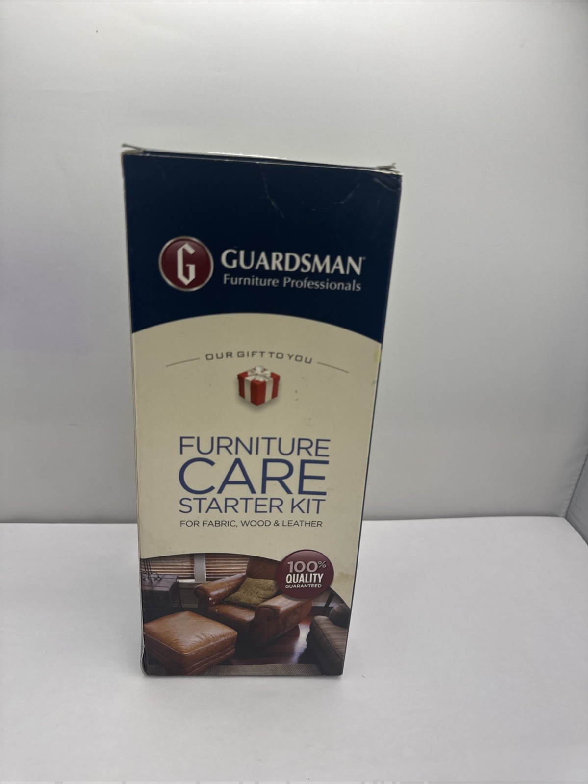 Guardsman Furniture Care Kit For Fabric Leather Wood In Original Box Wipes Cloth