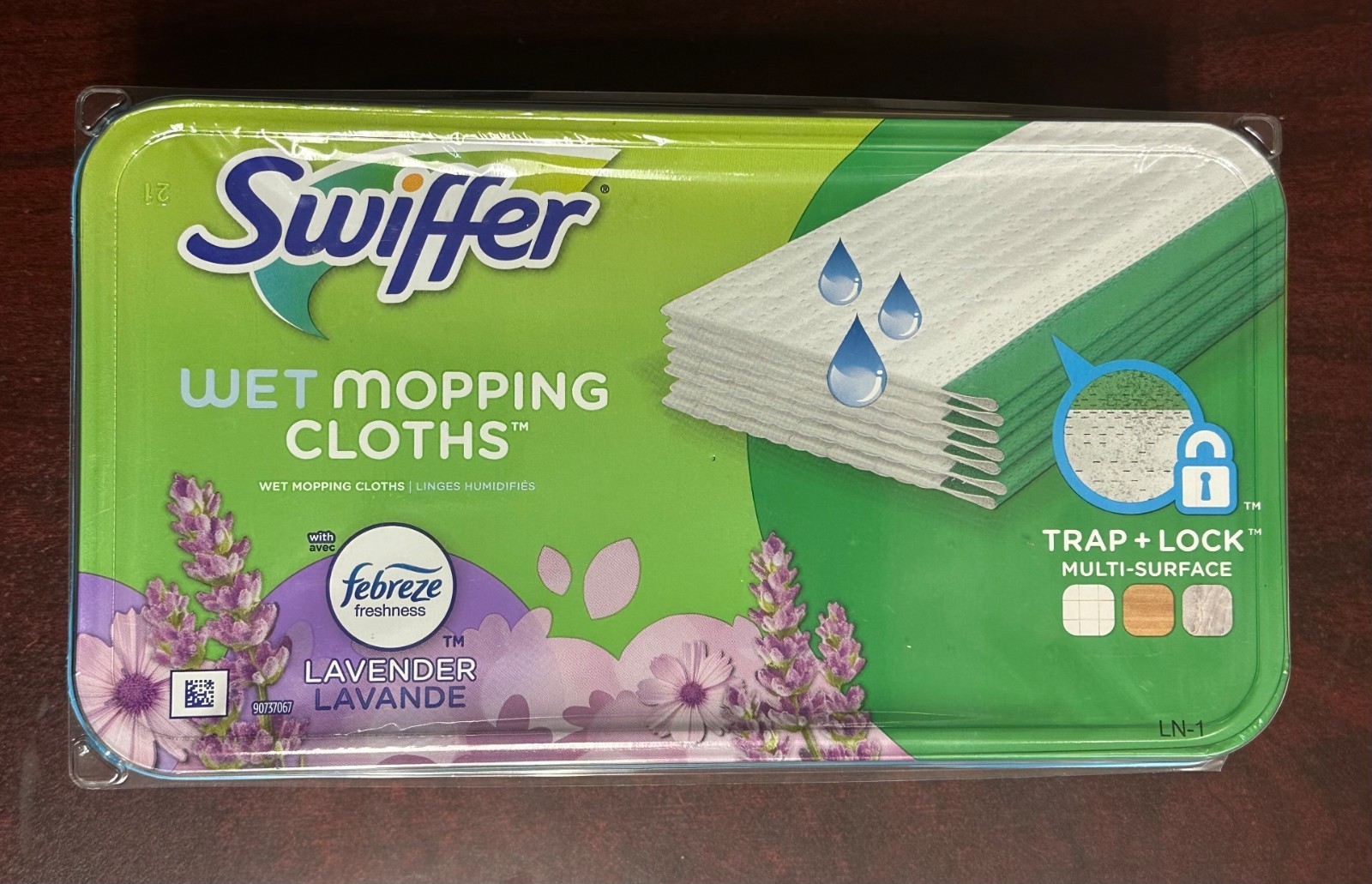 (24-Pack) SWIFFER ~ Floor WET MOPPING CLOTH Pad Refills ~ Febreze Fresh LAVENDER