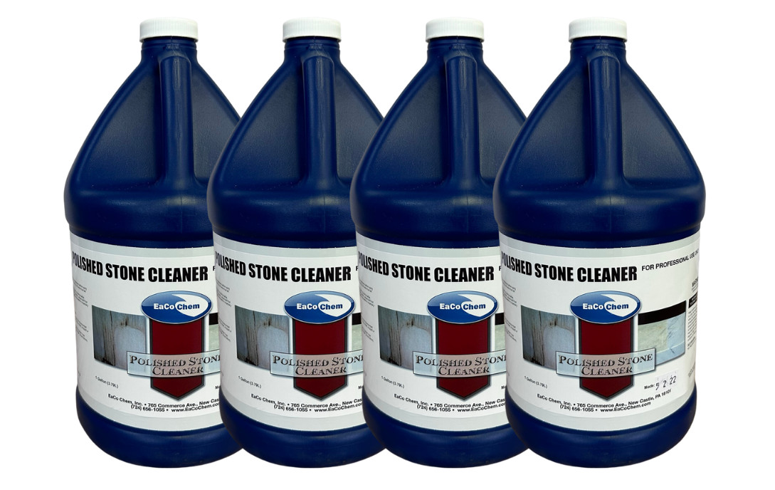 EaCo Chem Polished Stone Cleaner – 4 Gallon Case